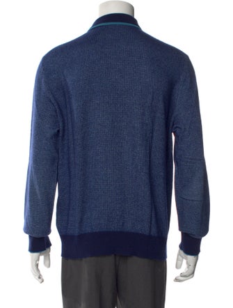 Ermenegildo Zegna Cashmere Turtleneck Polo Sweater