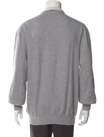Ermenegildo Zegna Mock Neck Long Sleeve Pullover