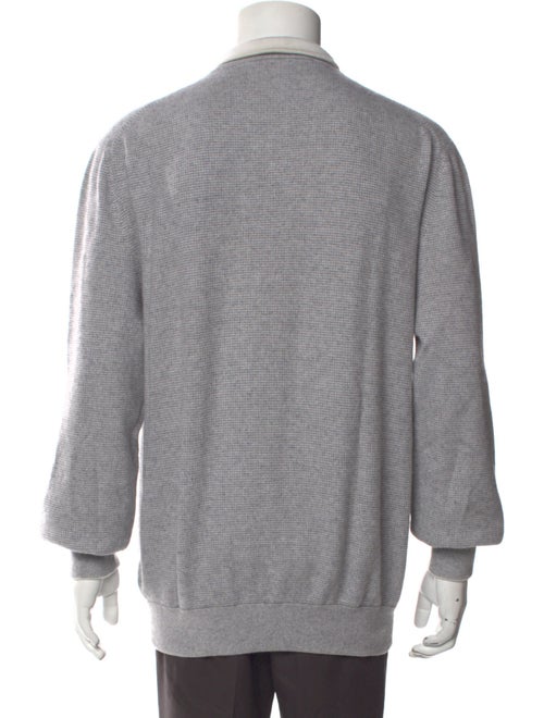 Ermenegildo Zegna Mock Neck Long Sleeve Pullover