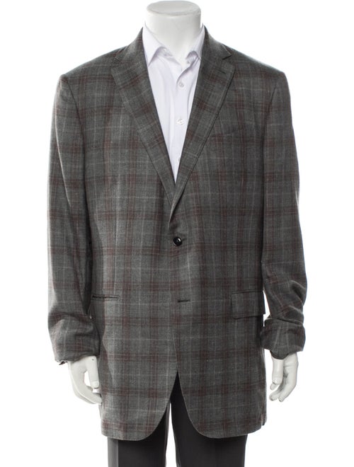 Ermenegildo Zegna Plaid Print Suit
