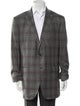 Ermenegildo Zegna Plaid Print Suit