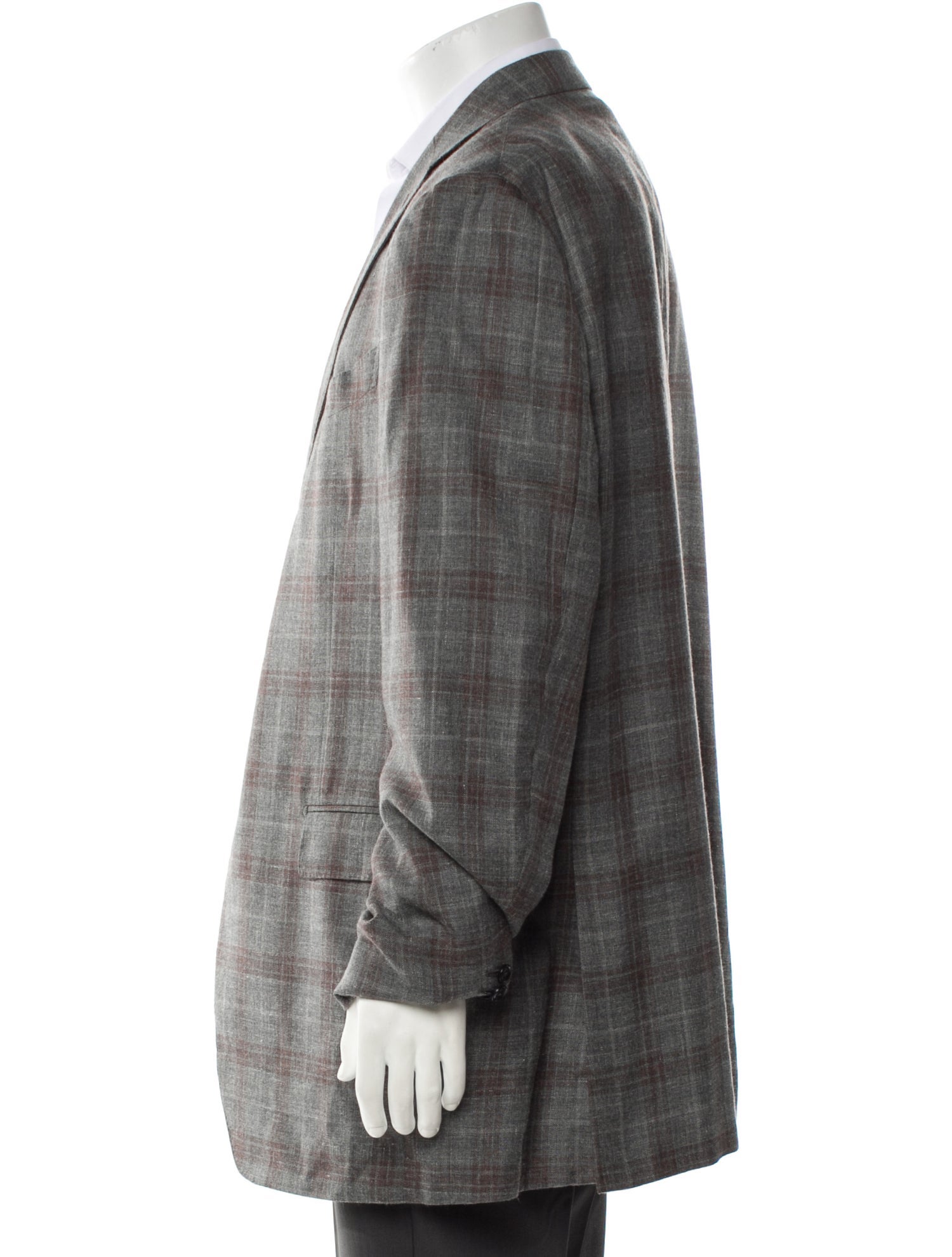 Ermenegildo Zegna Plaid Print Suit