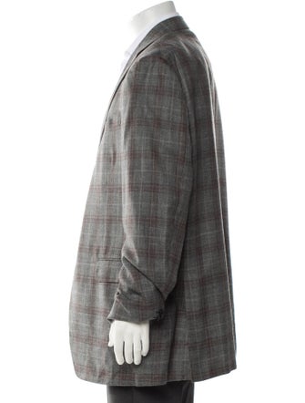 Ermenegildo Zegna Plaid Print Suit