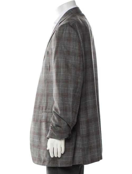 Ermenegildo Zegna Plaid Print Suit
