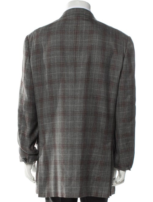 Ermenegildo Zegna Plaid Print Suit
