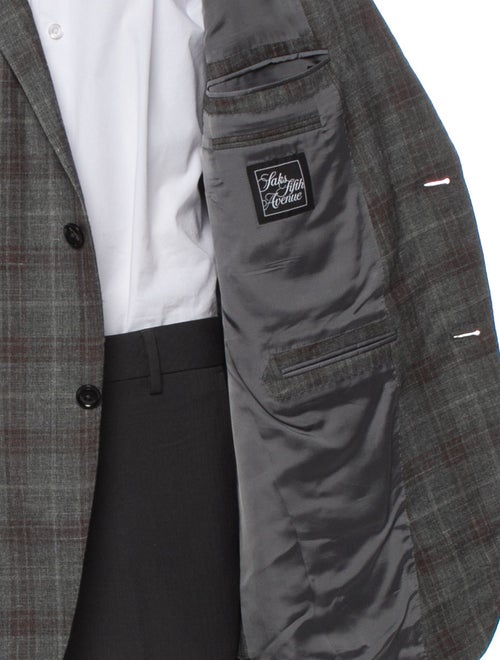 Ermenegildo Zegna Plaid Print Suit