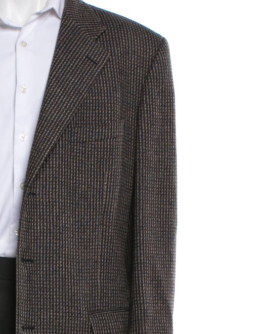 Ermenegildo Zegna Cashmere Tweed Pattern Blazer