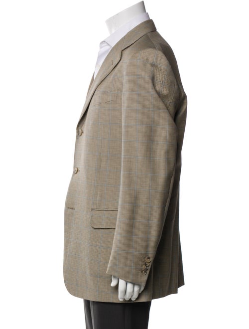 Ermenegildo Zegna Wool Houndstooth Print Blazer