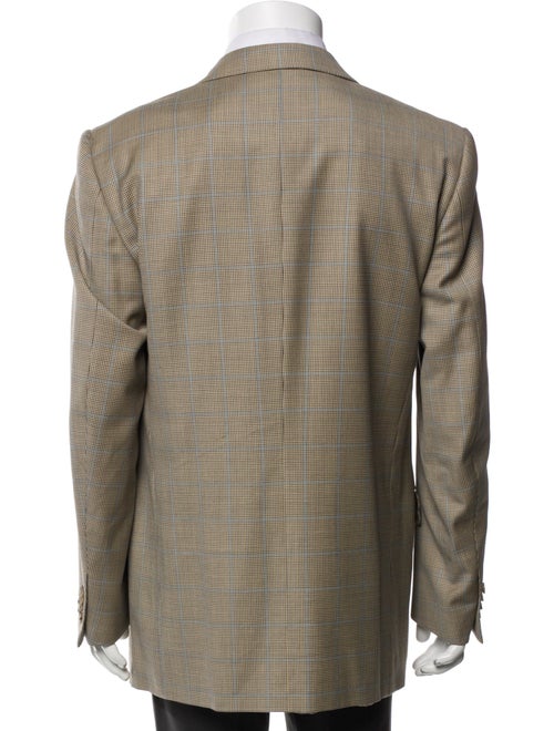 Ermenegildo Zegna Wool Houndstooth Print Blazer