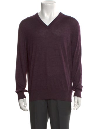 Ermenegildo Zegna Wool V-Neck Pullover