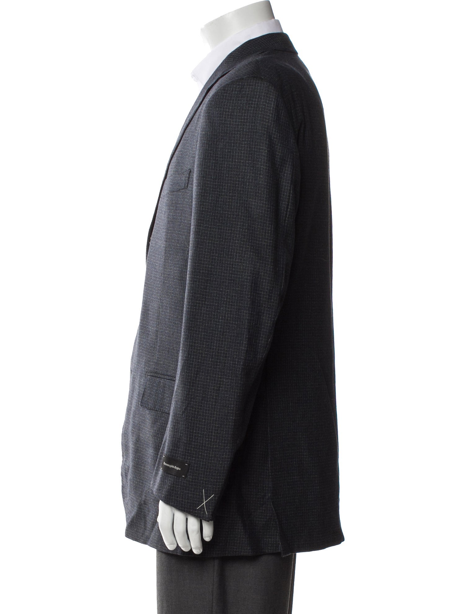 Ermenegildo Zegna Wool Plaid Print Vest w/ Tags