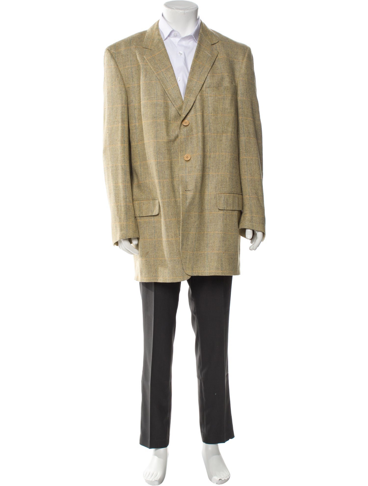 Ermenegildo Zegna Plaid Print Blazer