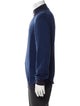 Ermenegildo Zegna Mock Neck Long Sleeve Polo Sweater