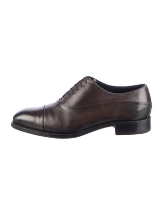 Ermenegildo Zegna Leather Oxfords