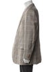 Ermenegildo Zegna Wool Plaid Print Blazer