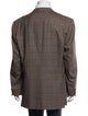 Ermenegildo Zegna Wool Plaid Print Blazer