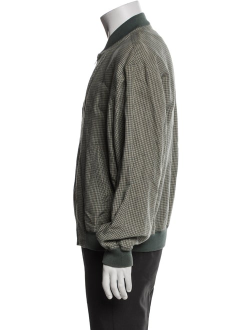 Ermenegildo Zegna Plaid Print Bomber Jacket