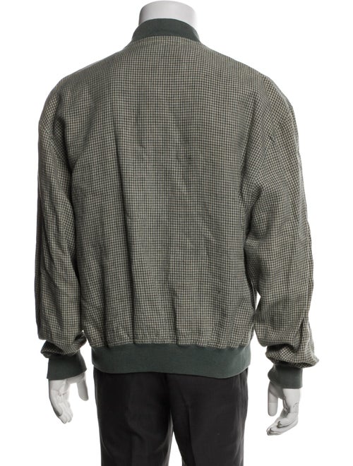 Ermenegildo Zegna Plaid Print Bomber Jacket