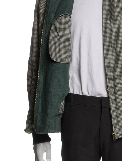 Ermenegildo Zegna Plaid Print Bomber Jacket