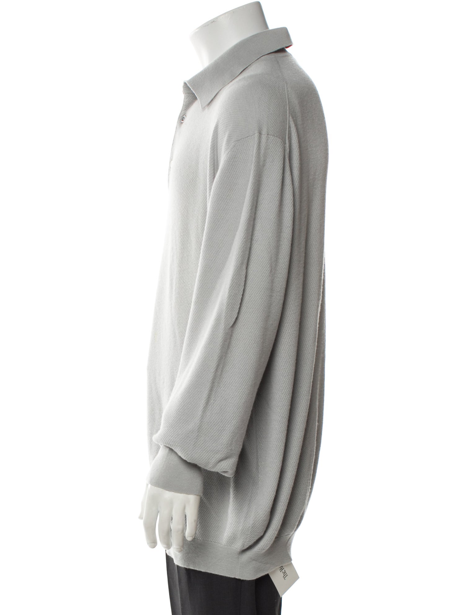 Ermenegildo Zegna Cashmere Collar Polo Sweater