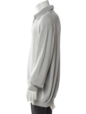 Ermenegildo Zegna Cashmere Collar Polo Sweater