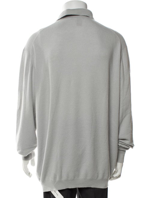Ermenegildo Zegna Cashmere Collar Polo Sweater