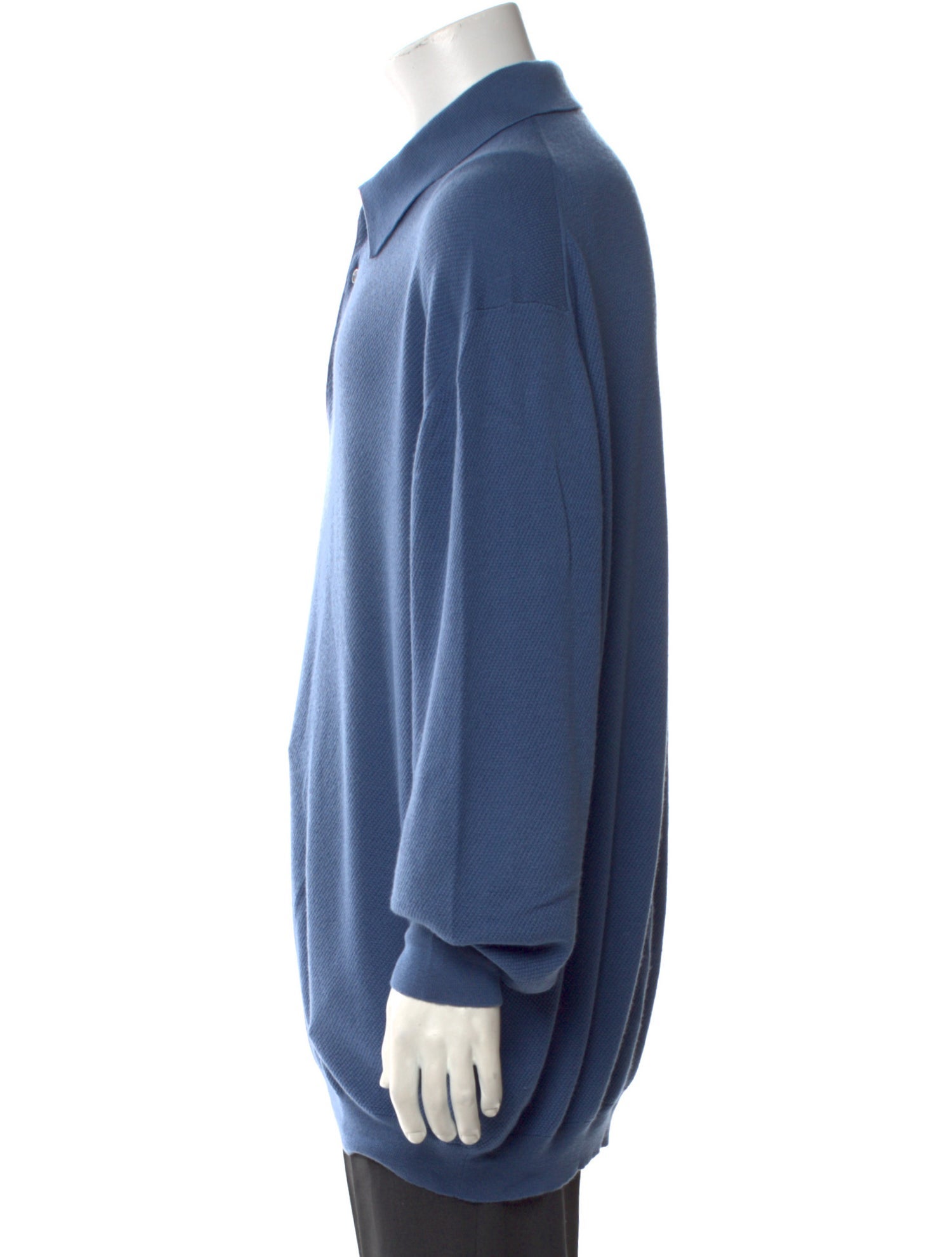 Ermenegildo Zegna Cashmere Mock Neck Polo Sweater