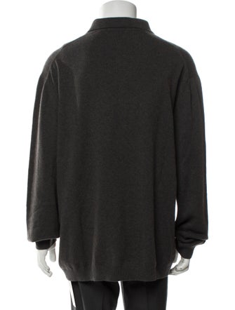 Ermenegildo Zegna Cashmere Collar Polo Sweater