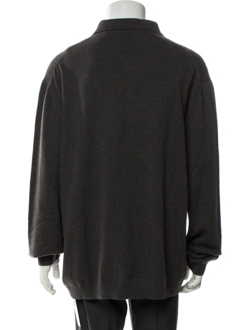 Ermenegildo Zegna Cashmere Collar Polo Sweater