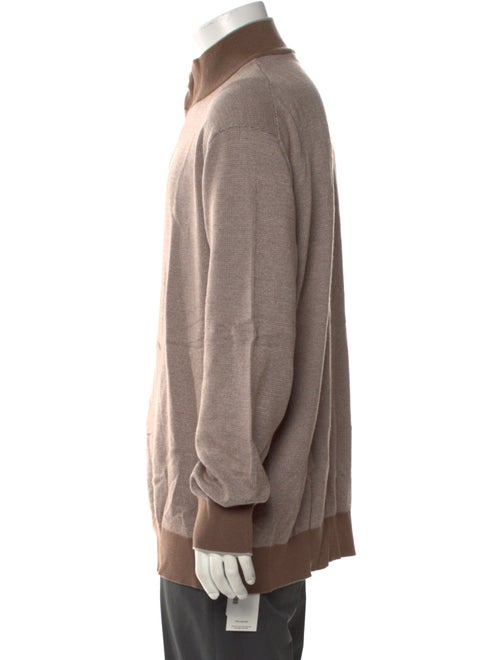 Ermenegildo Zegna Cashmere Turtleneck Polo Sweater