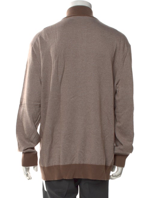 Ermenegildo Zegna Cashmere Turtleneck Polo Sweater