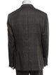 Ermenegildo Zegna Cashmere Plaid Print Blazer