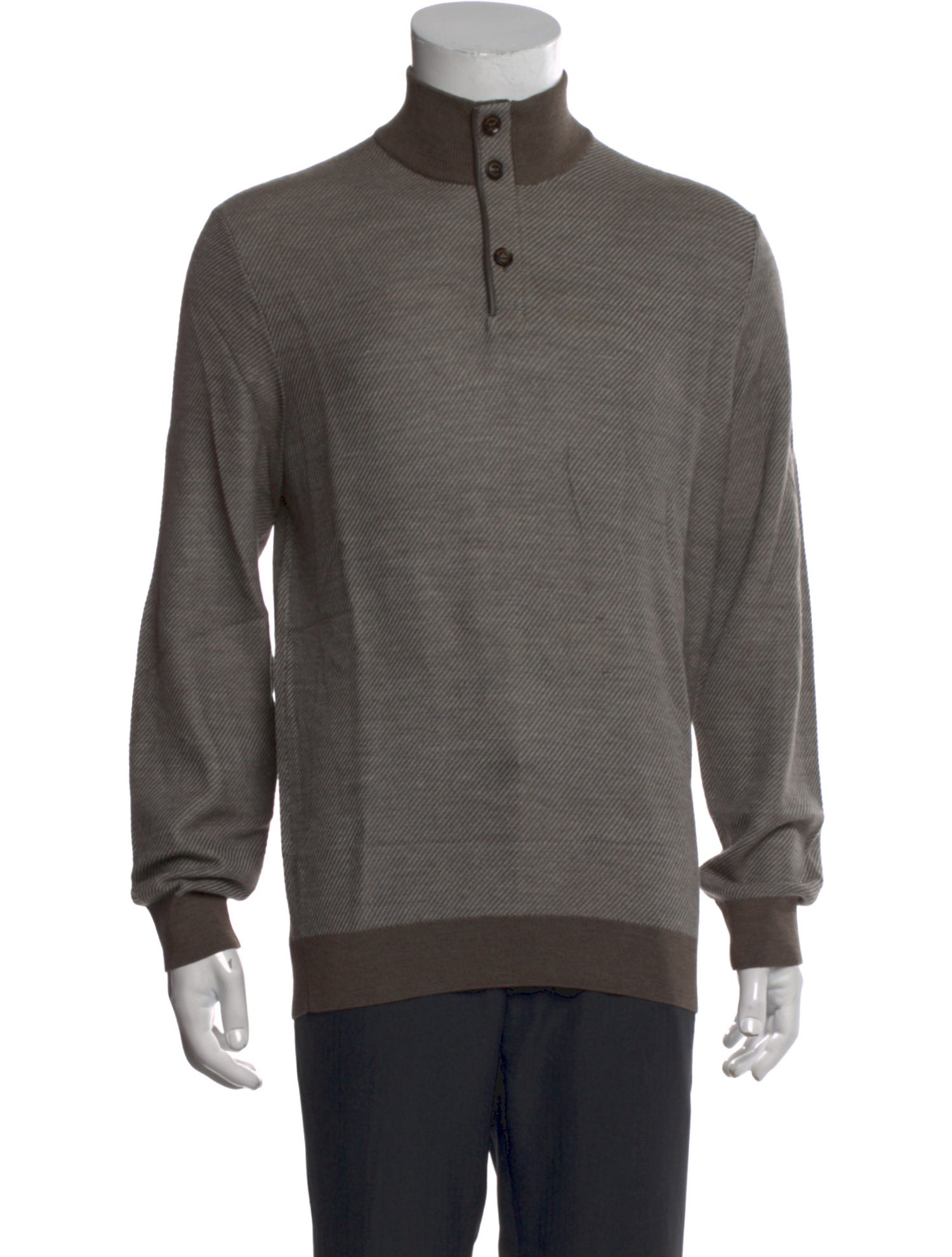 Ermenegildo Zegna Wool Mock Neck Pullover