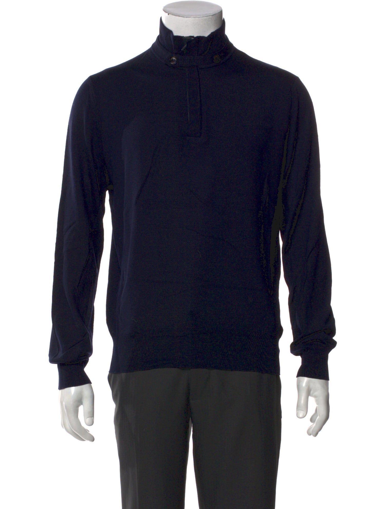 Ermenegildo Zegna Wool Turtleneck Polo Sweater
