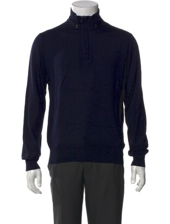 Ermenegildo Zegna Wool Turtleneck Polo Sweater