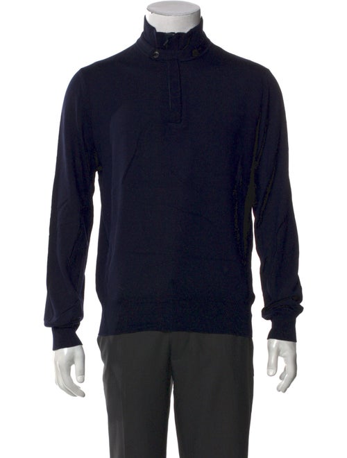 Ermenegildo Zegna Wool Turtleneck Polo Sweater
