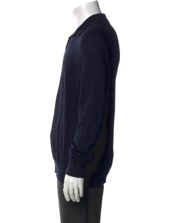 Ermenegildo Zegna Cashmere Crew Neck Polo Sweater