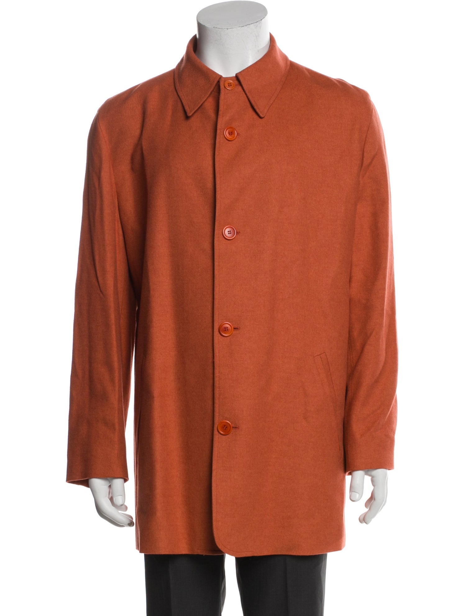 Ermenegildo Zegna Silk Overcoat