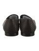 Ermenegildo Zegna Leather Patterned Dress Loafers