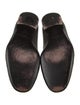 Ermenegildo Zegna Leather Patterned Dress Loafers