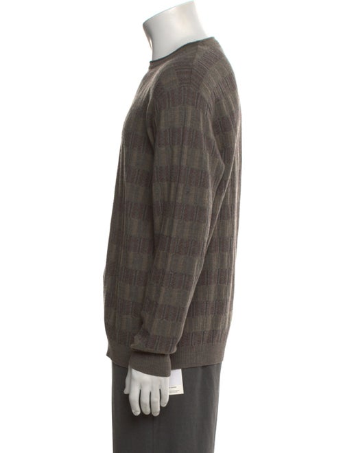 Ermenegildo Zegna Wool Plaid Print Pullover