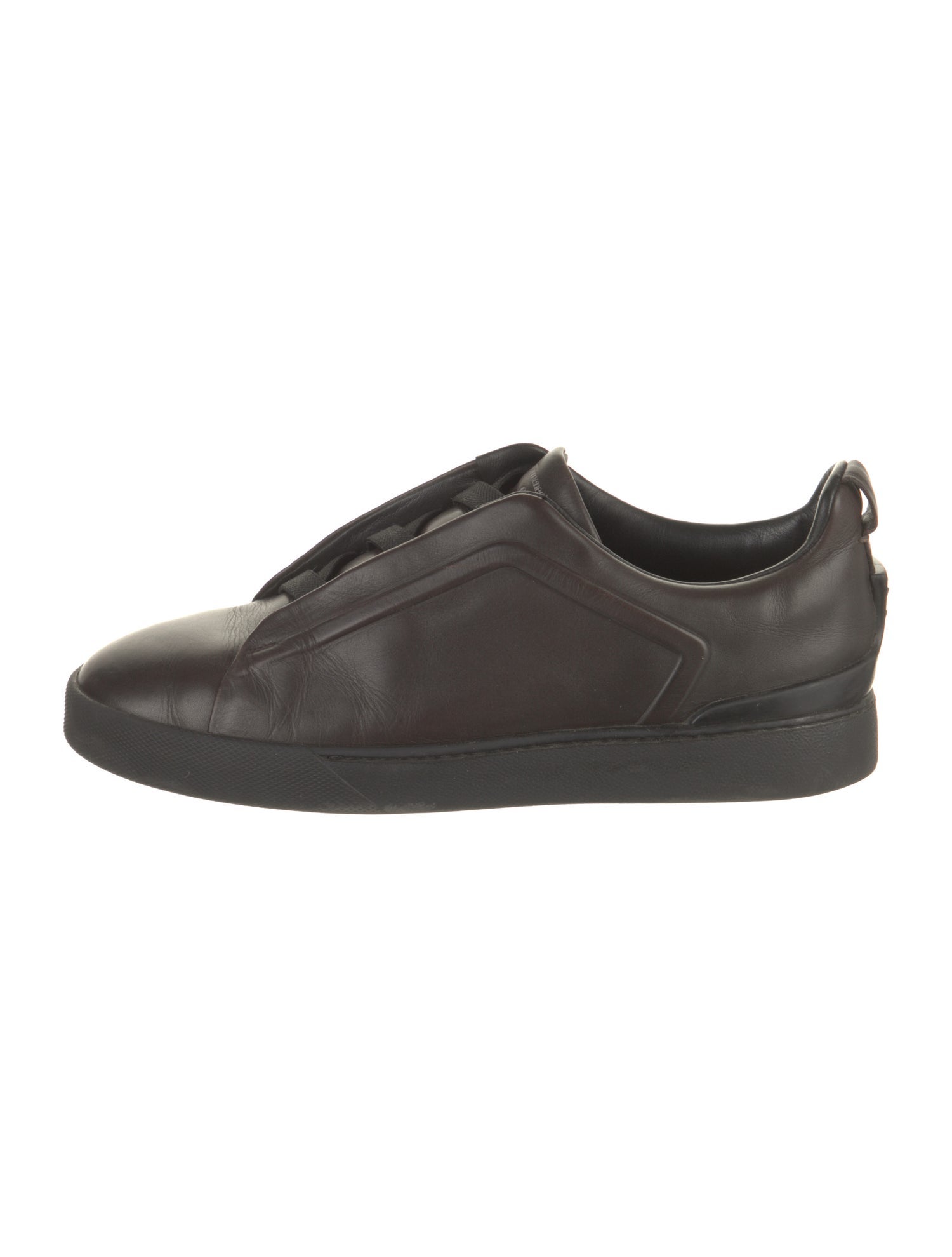 Ermenegildo Zegna Leather Printed Sneakers