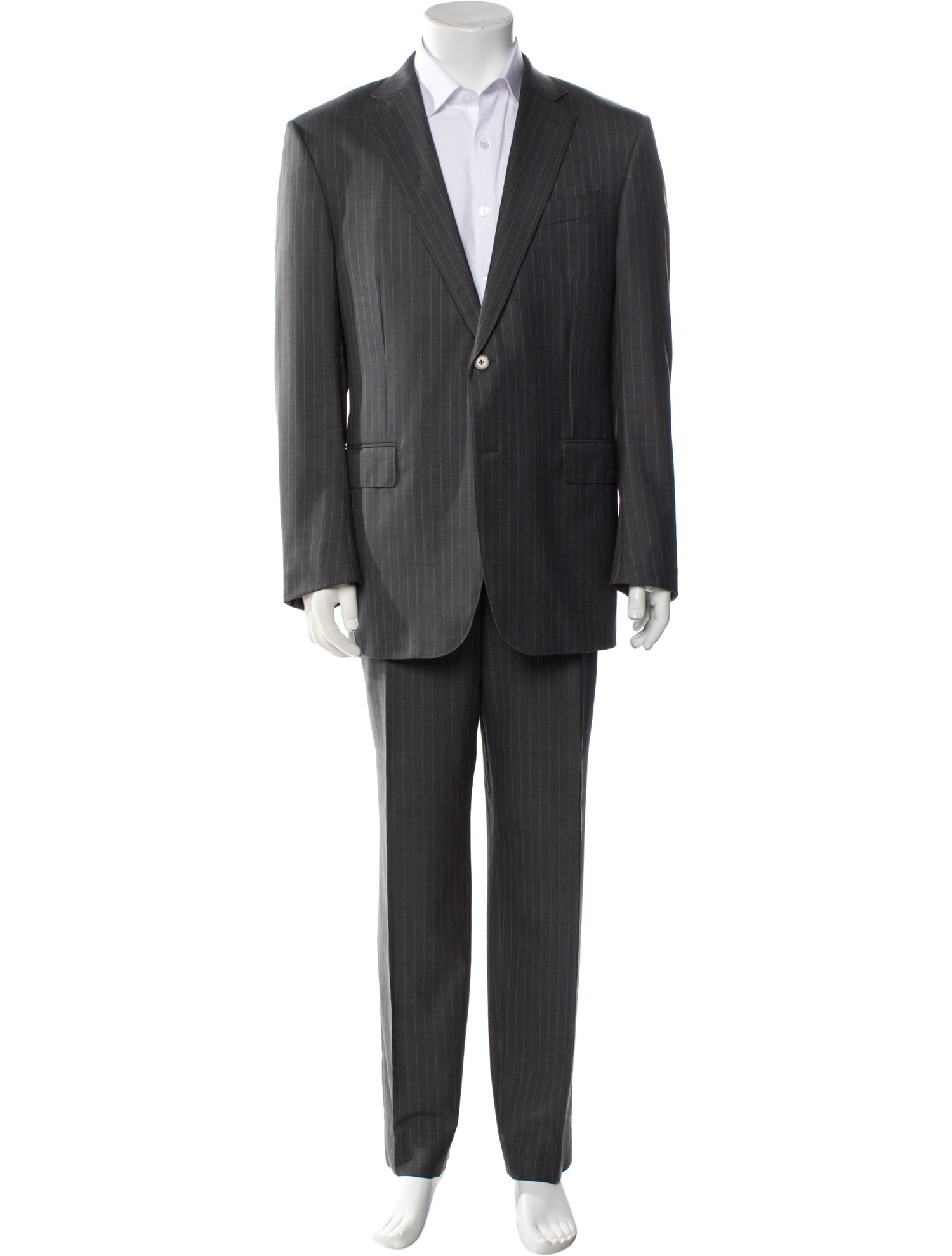 Ermenegildo Zegna Wool Striped Two-Piece Suit