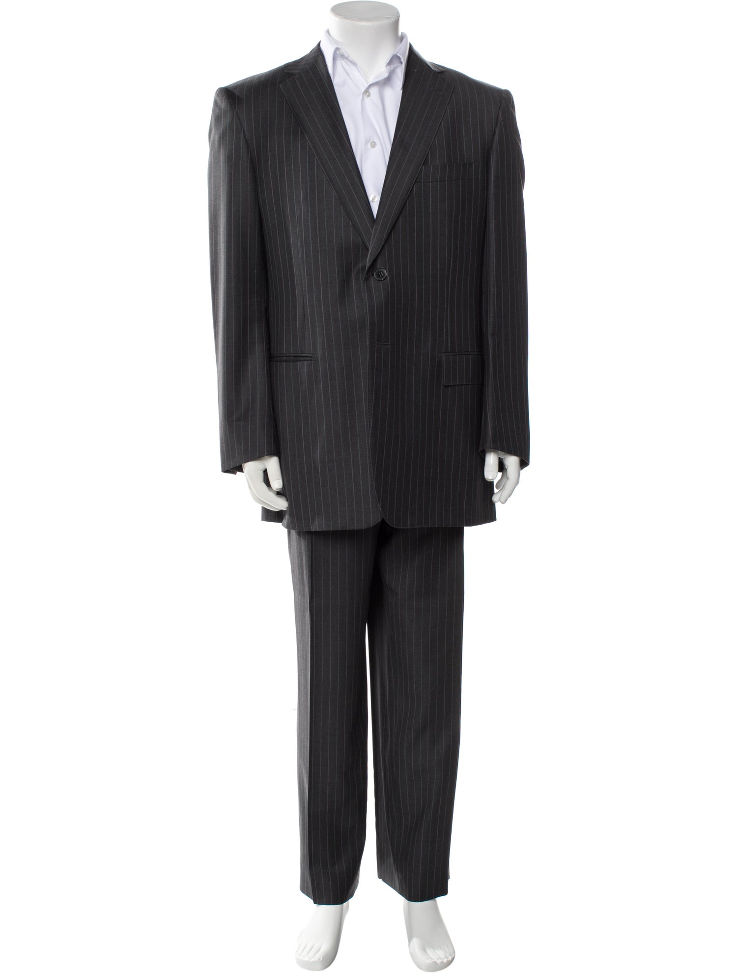Ermenegildo Zegna Wool Striped Two-Piece Suit