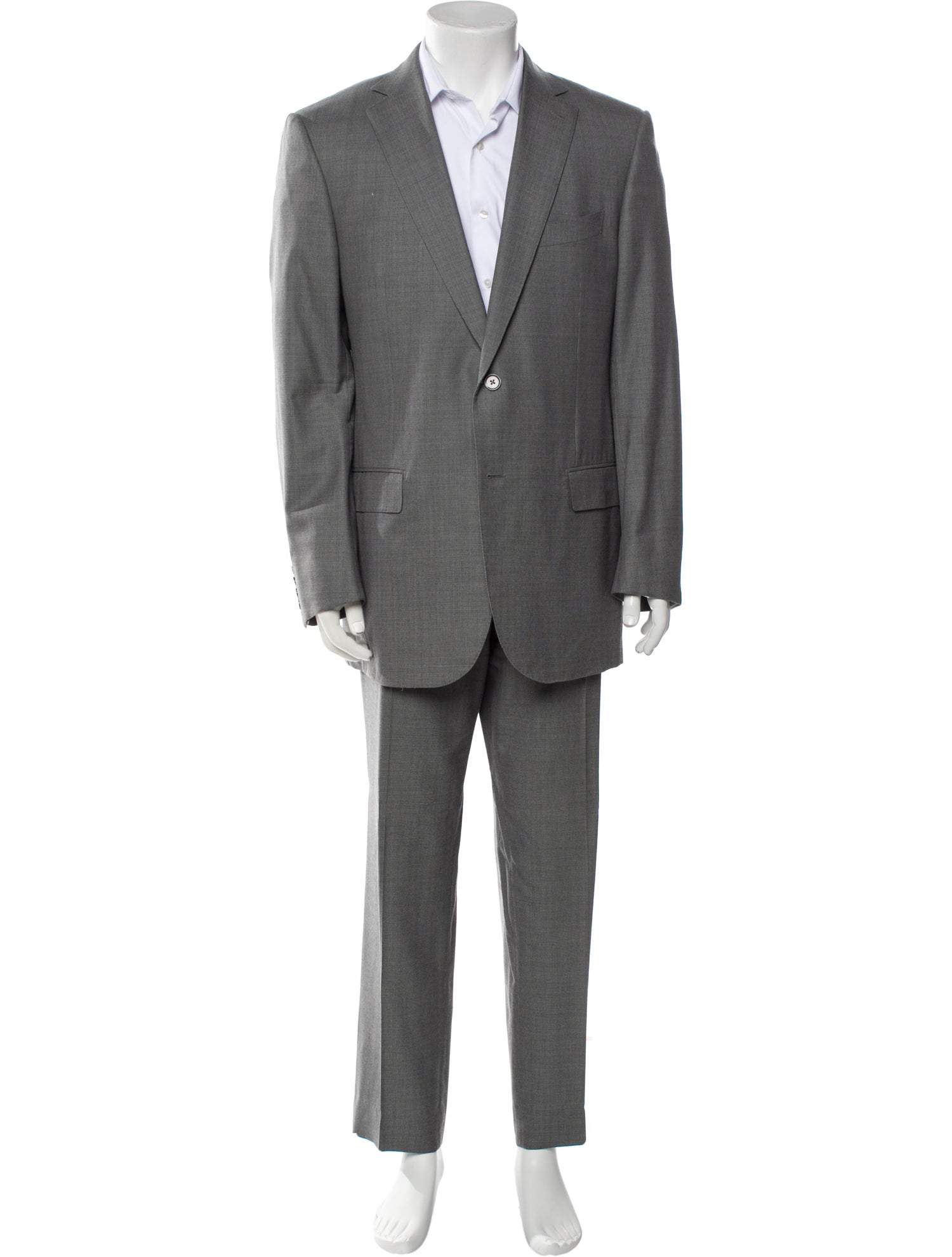 Ermenegildo Zegna Wool Two-Piece Suit Vest