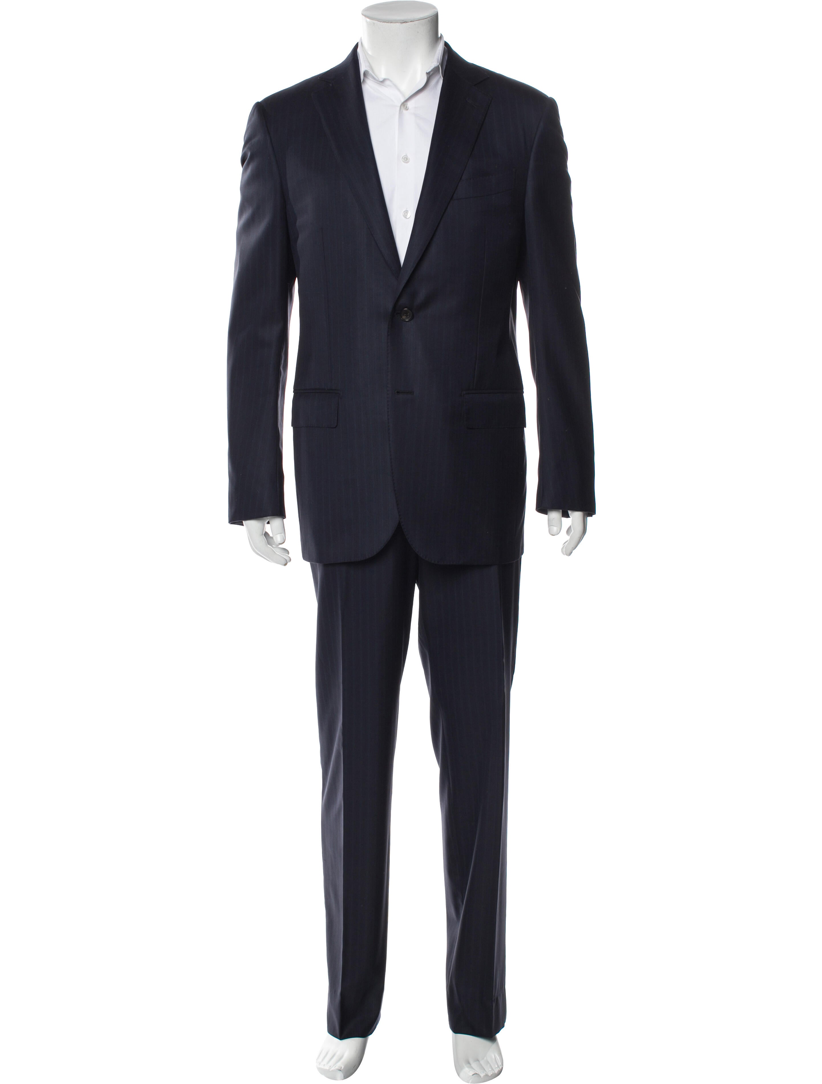Ermenegildo Zegna Wool Striped Two-Piece Suit