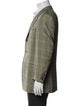 Ermenegildo Zegna Cashmere Houndstooth Print Blazer