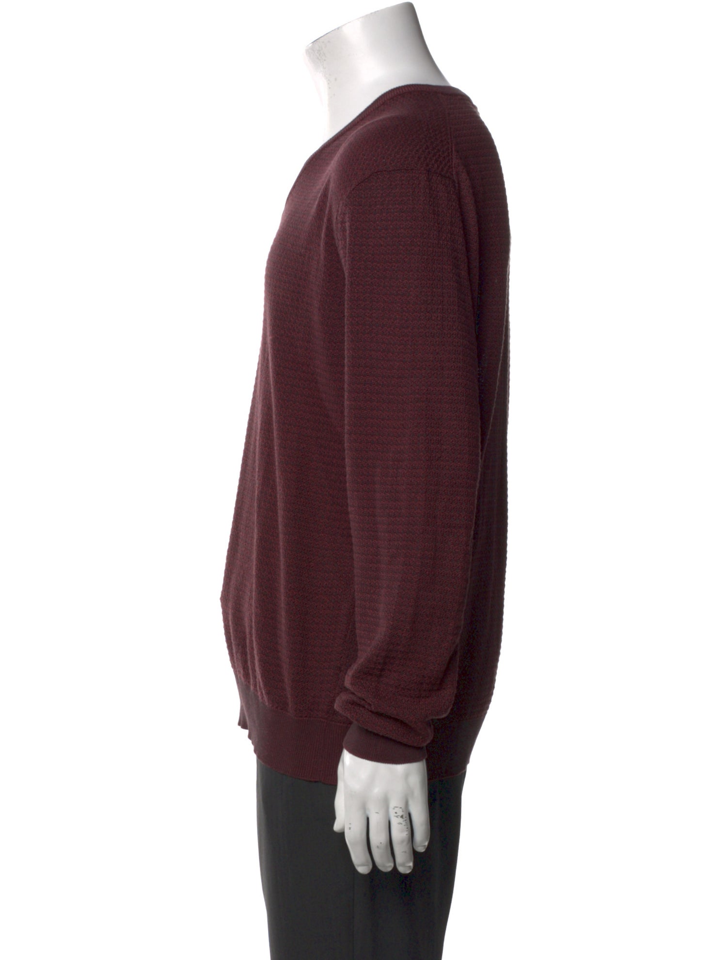 Ermenegildo Zegna V-Neck Long Sleeve Pullover