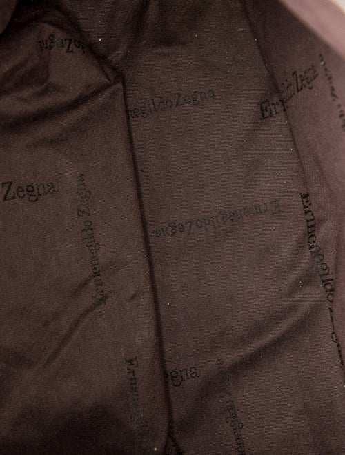 Ermenegildo Zegna Leather Messenger Bag