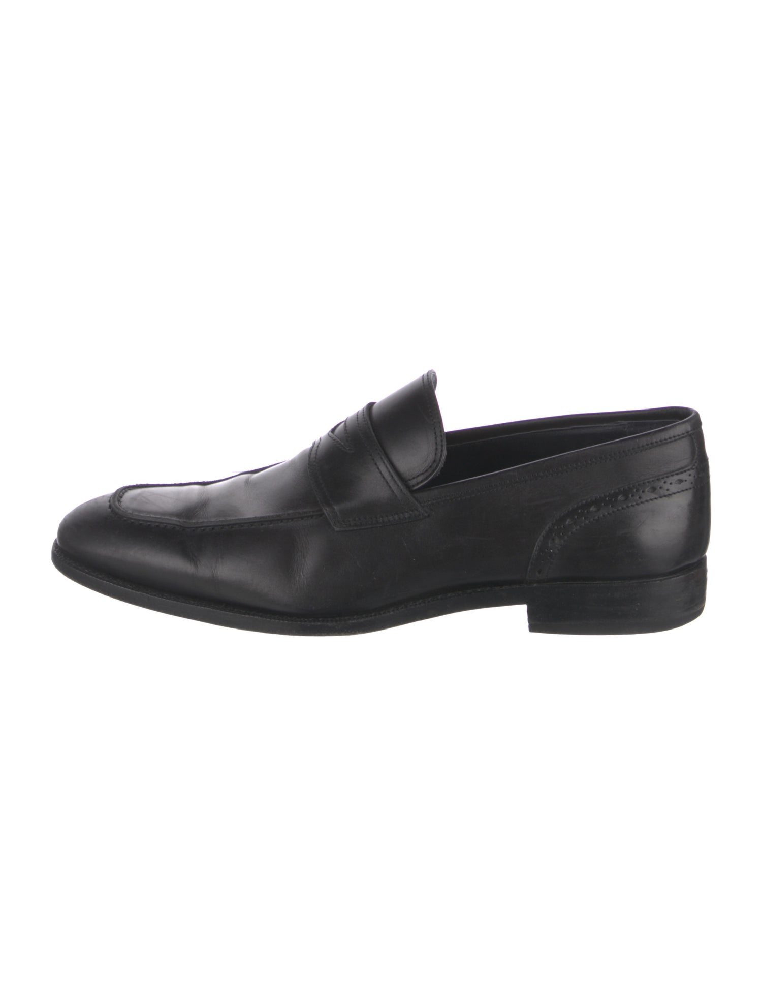 Ermenegildo Zegna Leather Dress Loafers